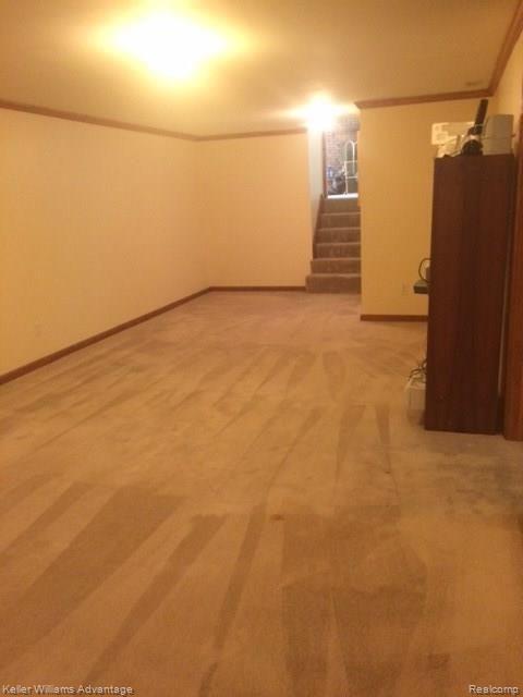 2280 East Clyde Road Howell, MI 48855 - Photo 14 of 21 Lower area of the quad level. large enough for a 4th bedroom or game room