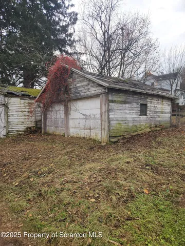 a backyard of a house