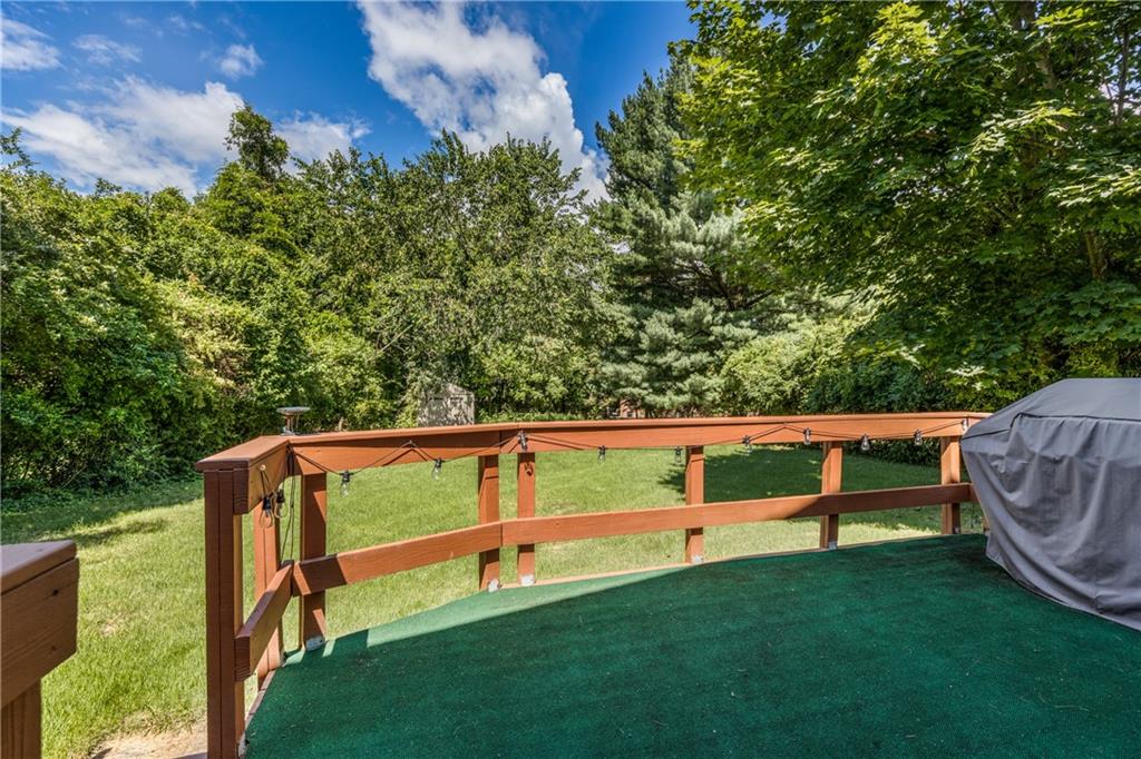 351 Goldsmith Road Pittsburgh, PA 15237 - Photo 24 of 25 a view of backyard with deck and outdoor seating