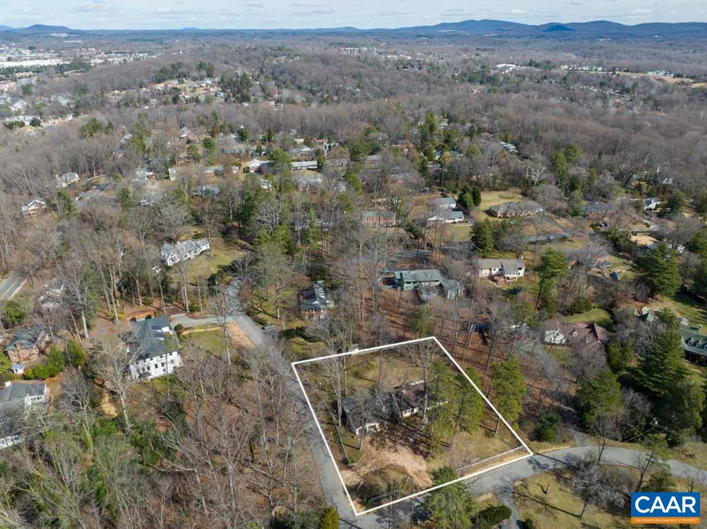 1644 St Annes Road Charlottesville, VA 22901 - Photo 49 of 58 an aerial view of house with yard