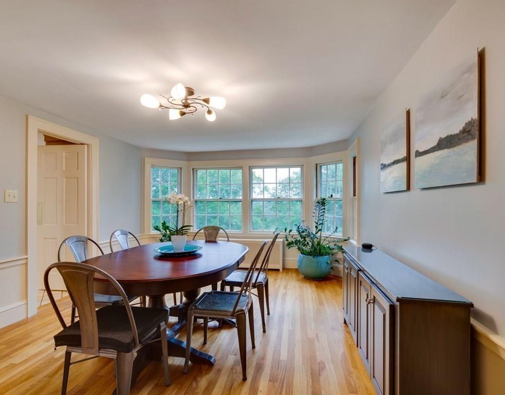 14 Hilliard Road Lincoln, MA 01773 - Photo 6 of 31 a view of a dining room with furniture window and wooden floor