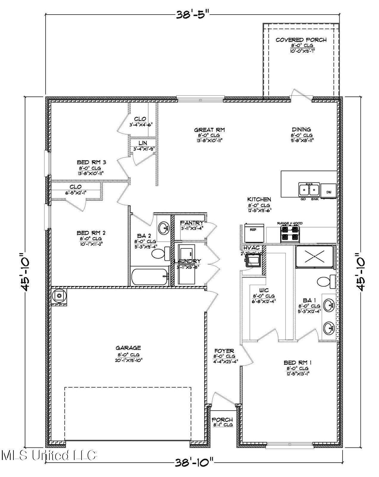 129 Cedar Ridge Boulevard Pearl, MS 39208 - Photo 2 of 2 Aldridge floor plan