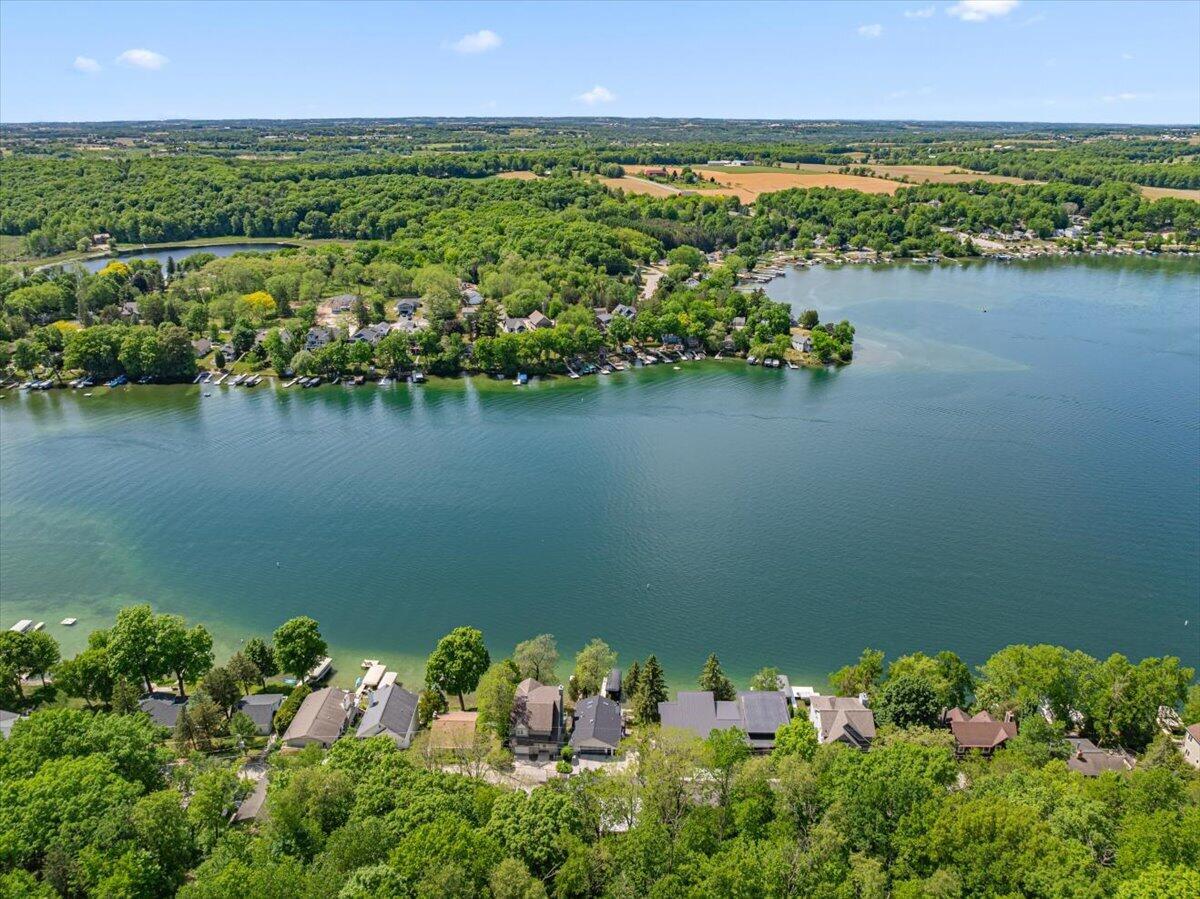4763 Fontana Beach Road, Unit 4762 Polk, WI 53086 - Photo 78 of 100 Aerial - South "Bay"