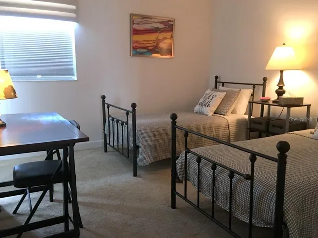 a room with furniture and a window