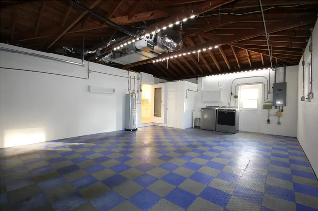 a view of a storage & utility room