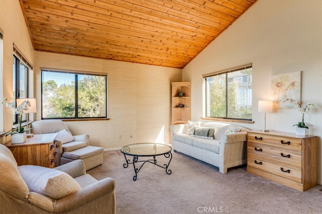 3171 Rogers Road Cambria, CA 93428 - Photo 45 of 73 a living room with furniture and a large window