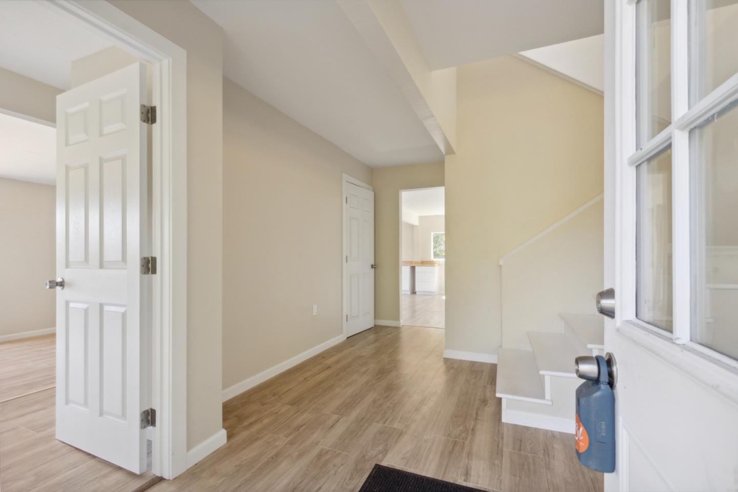 520 Laguna Creek Road Los Gatos, CA 95033 - Photo 27 of 75 a view of a hallway with wooden floor and closet area