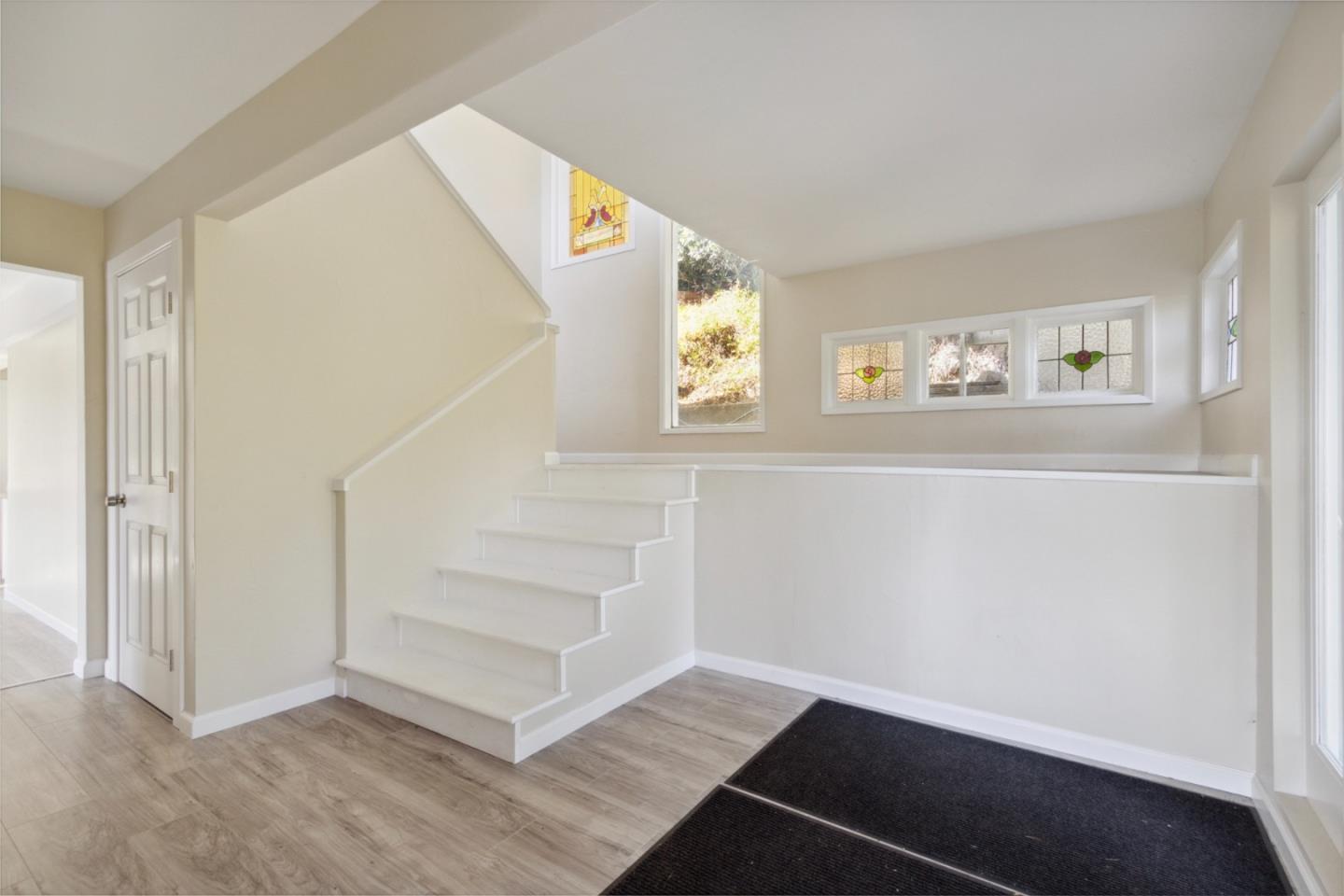 520 Laguna Creek Road Los Gatos, CA 95033 - Photo 28 of 75 a view of entryway with stairs and wooden floor