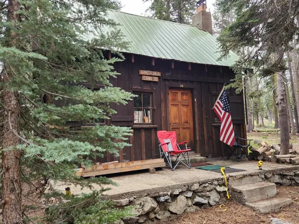 an outdoor space with patio area and garden