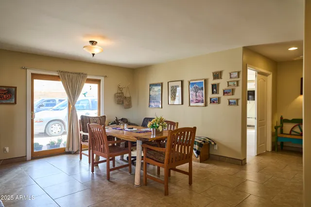a view of a workspace with furniture and toys