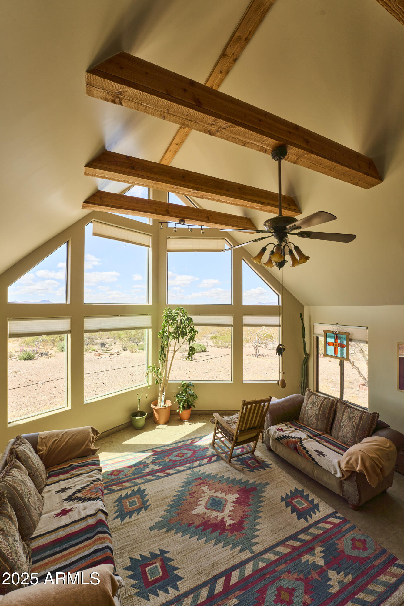 Undisclosed Address Bisbee, AZ 85603 - Photo 63 of 78 a living room with furniture and a large window