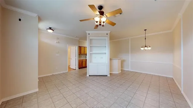 a view of an empty room