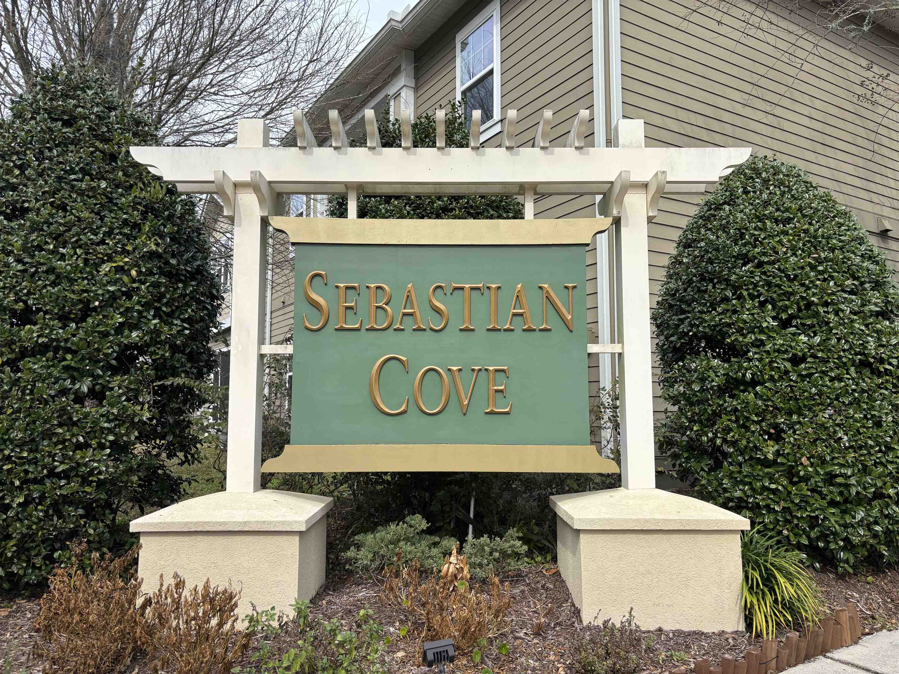 240 Golden Lake Loop St. Augustine, FL 32084 - Photo 2 of 31 Community / neighborhood sign featuring a pergola