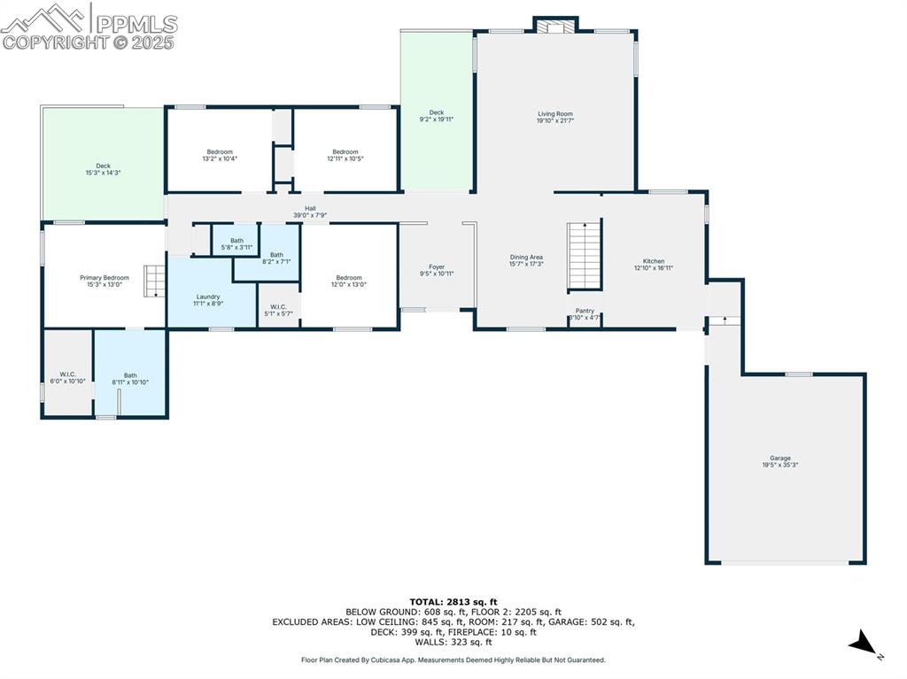 24975 Sanborn Road Calhan, CO 80808 - Photo 46 of 50 Main level, Garage does not show artist loft/storage area