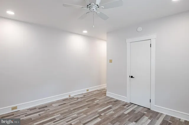 a view of an empty room