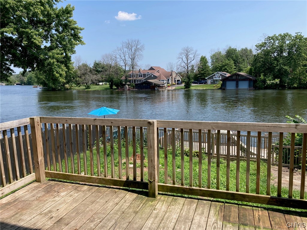 1378 County Rte 12 Schroeppel, NY 13132 - Photo 2 of 35 Upper deck overlooking the Oneida River.