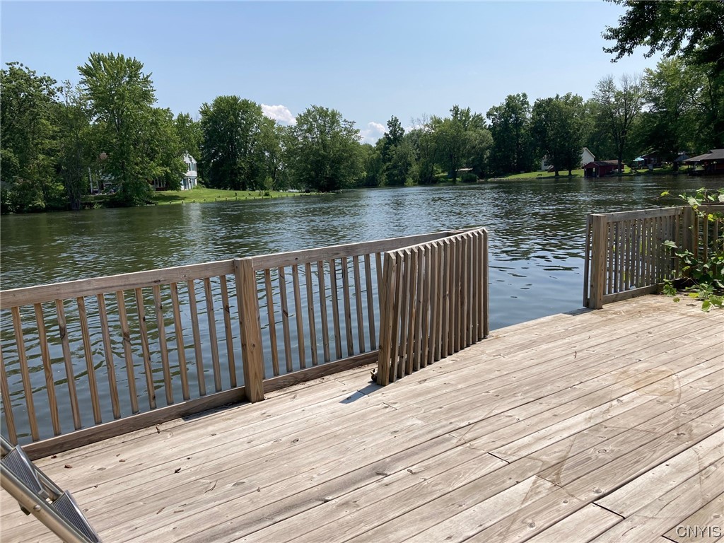 1378 County Rte 12 Schroeppel, NY 13132 - Photo 4 of 35 Lower deck at the river.