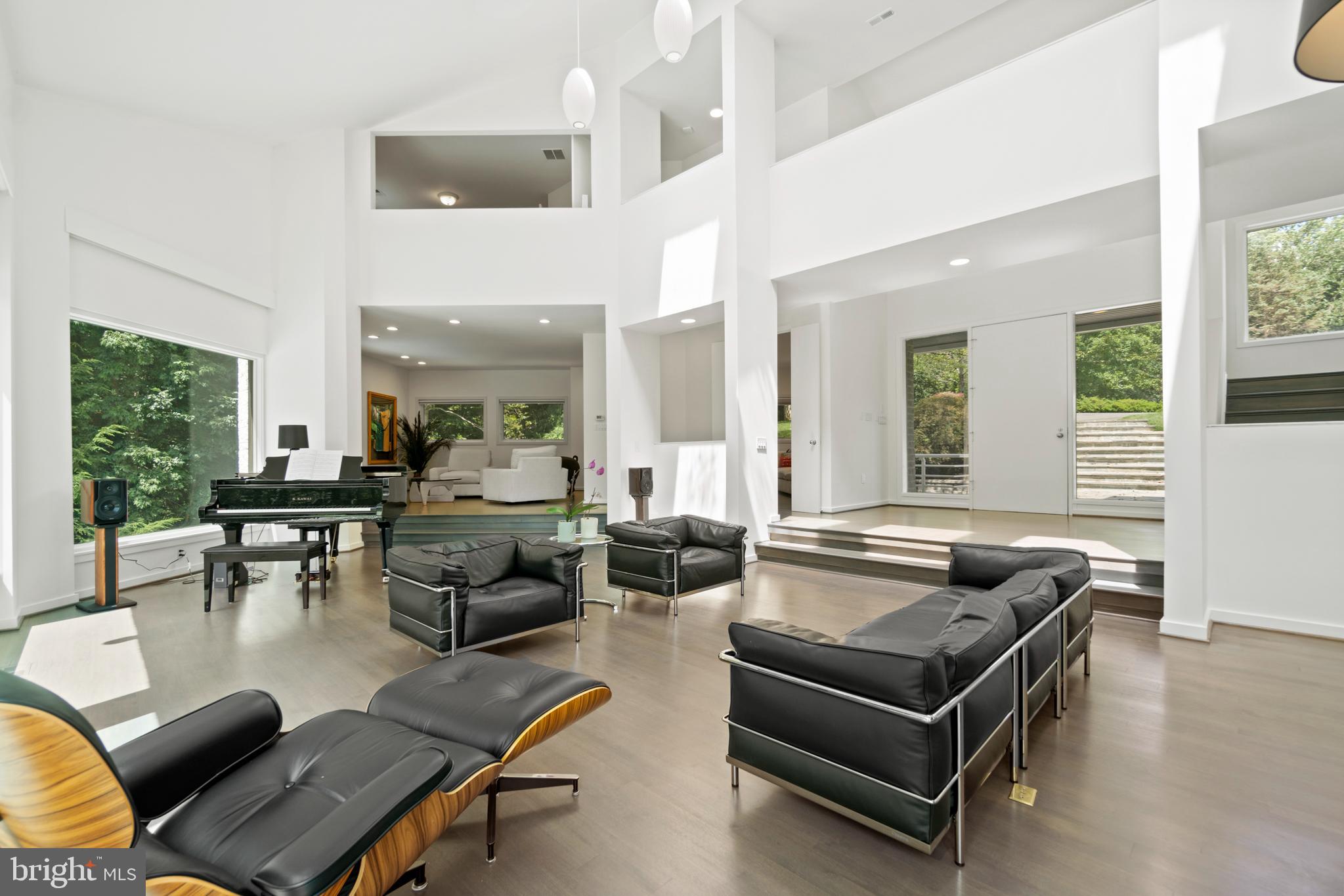 7545 Potomac Fall Road McLean, VA 22102 - Photo 3 of 56 Living room from kitchen