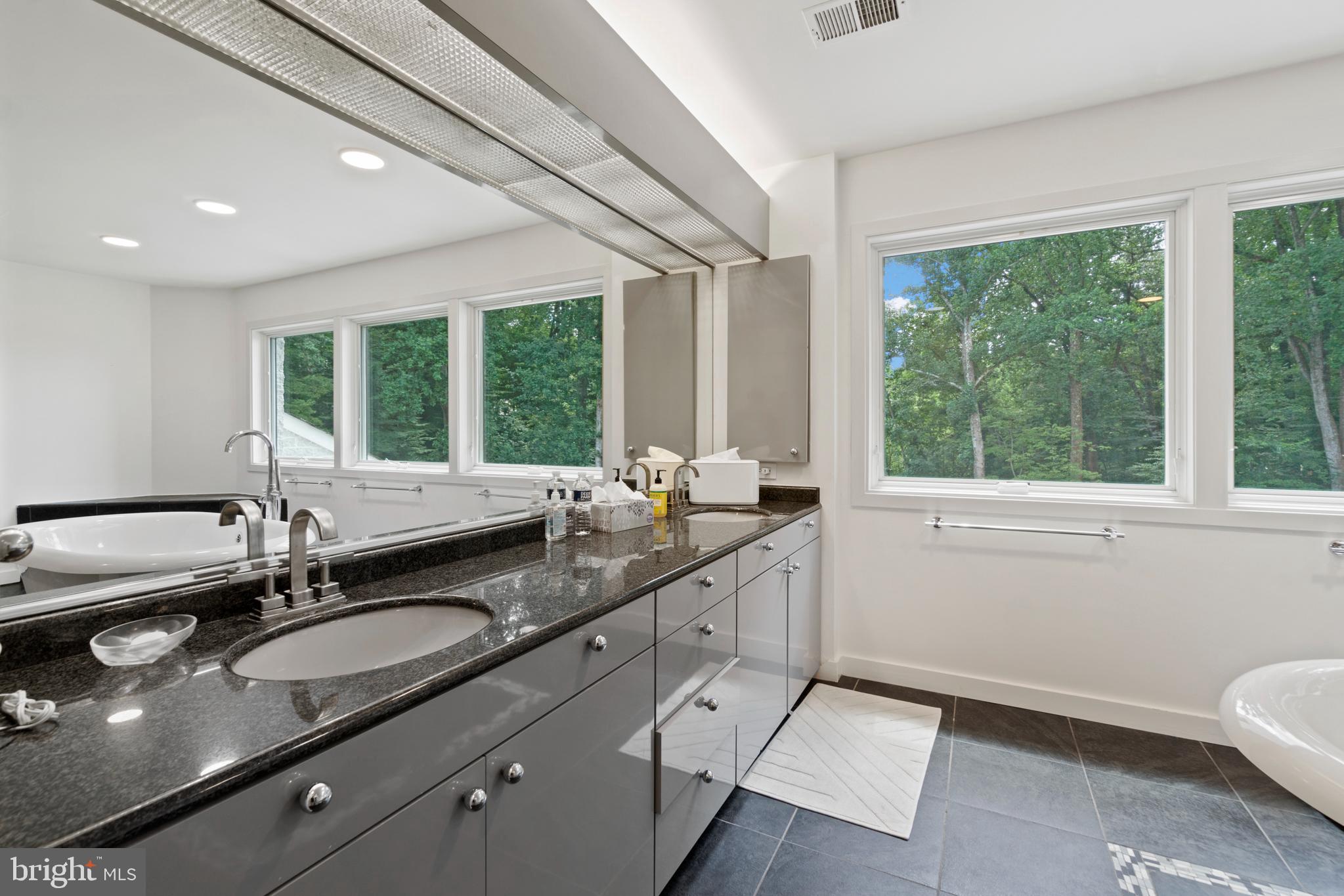 7545 Potomac Fall Road McLean, VA 22102 - Photo 31 of 56 Master bathroom dual vanity sinks