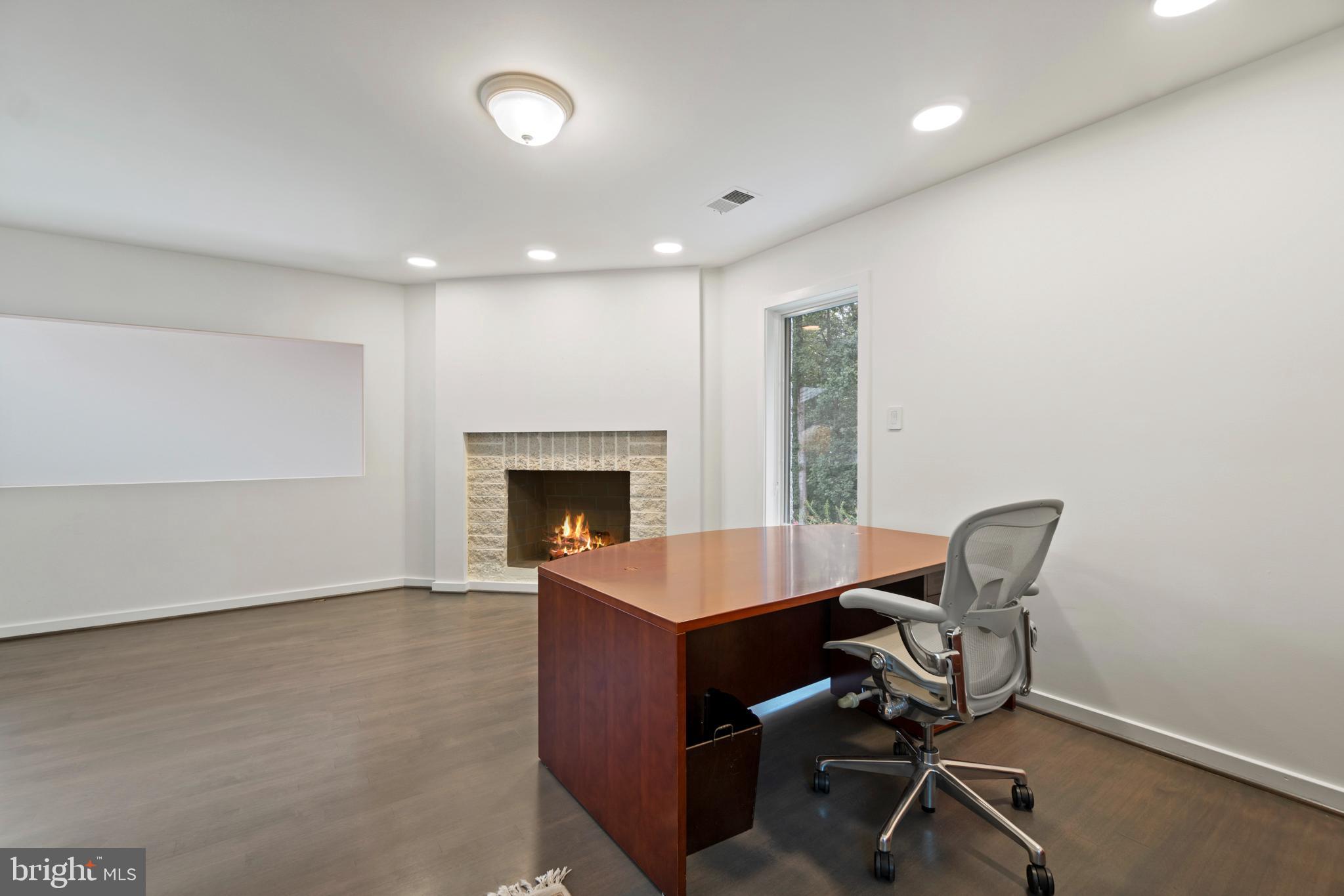 7545 Potomac Fall Road McLean, VA 22102 - Photo 41 of 56 Office with fireplace
