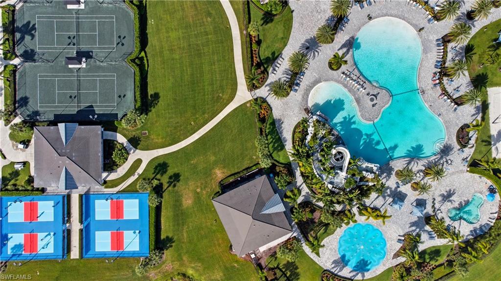 19074 Elston Way Estero, FL 33928 - Photo 46 of 50 an aerial view of a residential houses with yard