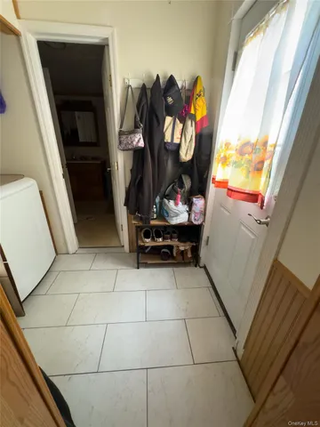 a view of a entryway door with interior