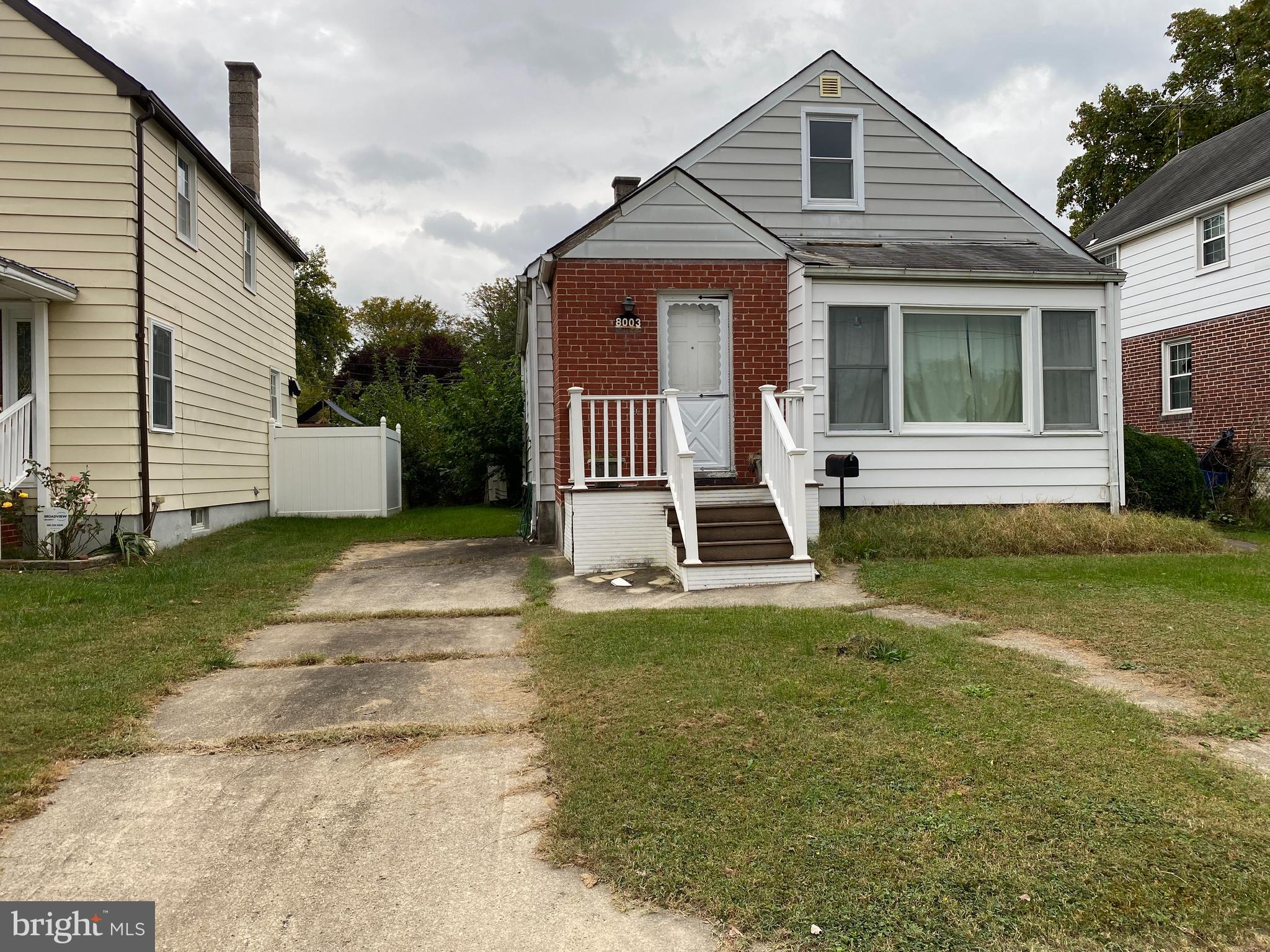Front  View of House and Driveway