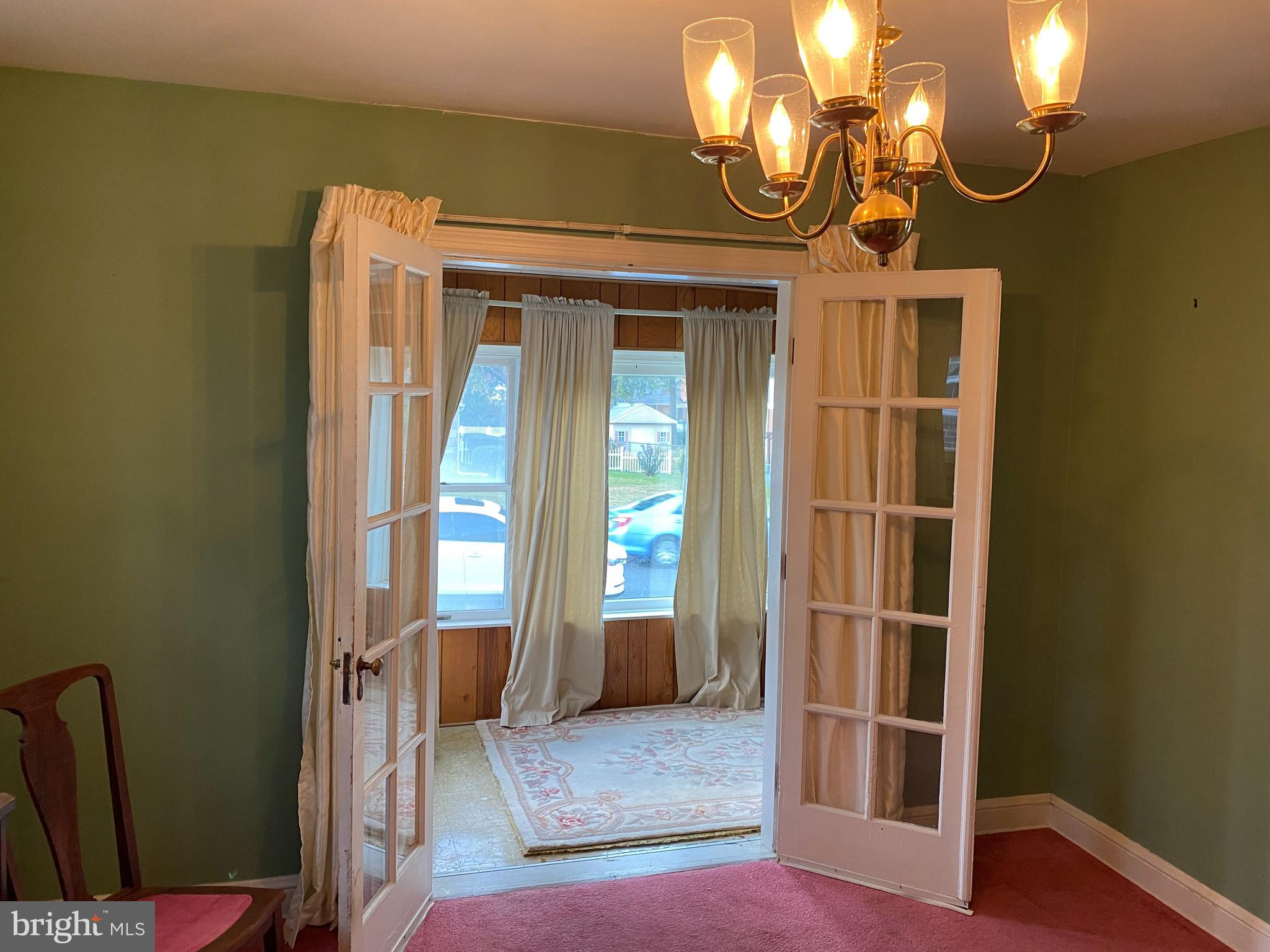 8003 Old Harford Road Baltimore, MD 21234 - Photo 20 of 74 French Doors Leading to Sunroom