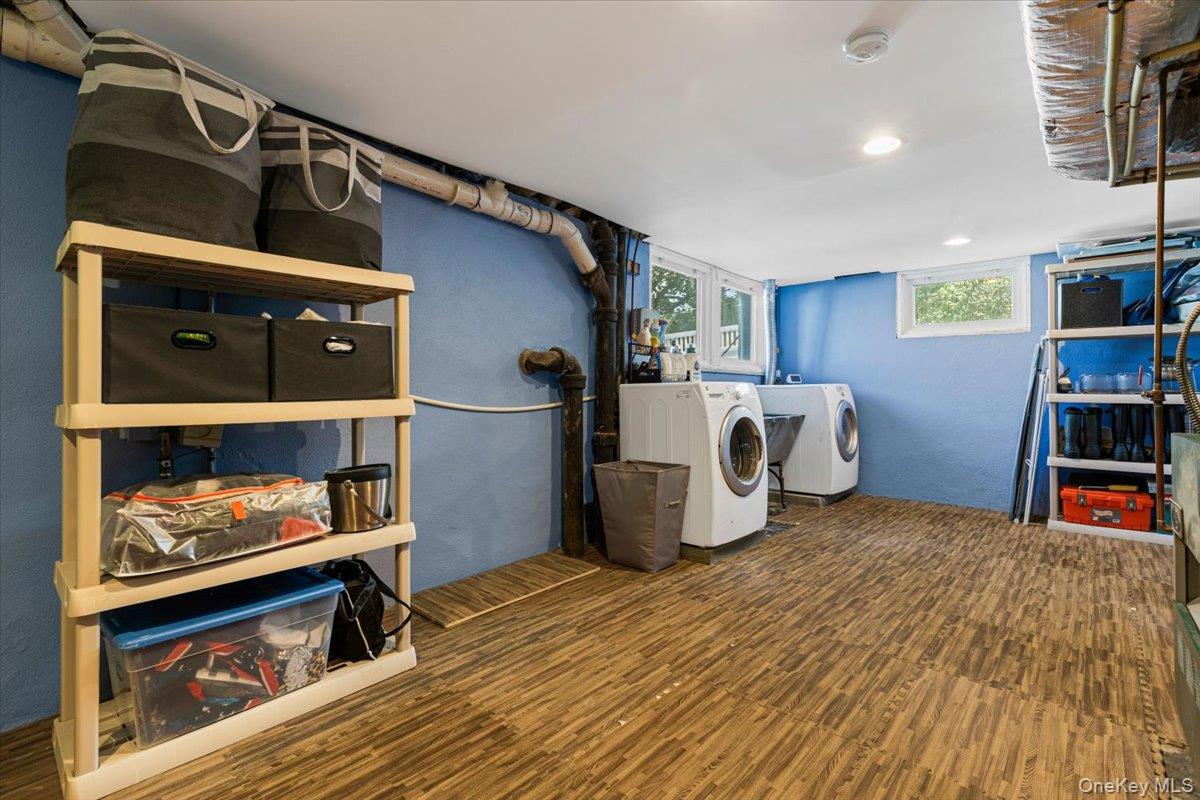13 Harrison Street Tuckahoe, NY 10707 - Photo 39 of 44 a storage room with washer and dryer