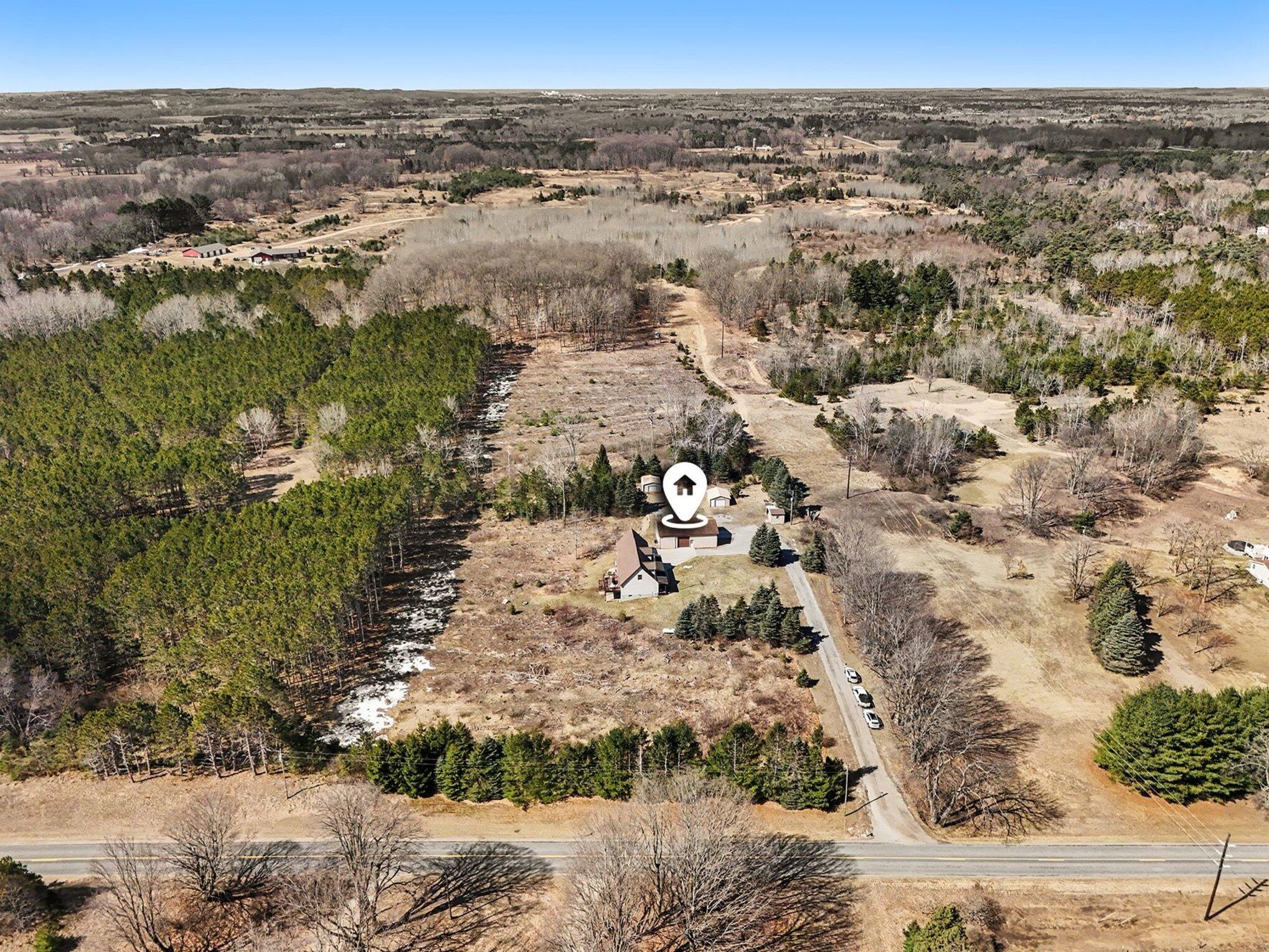 619 South Amber Road Scottville, MI 49454 - Photo 34 of 41 Aerial Photo