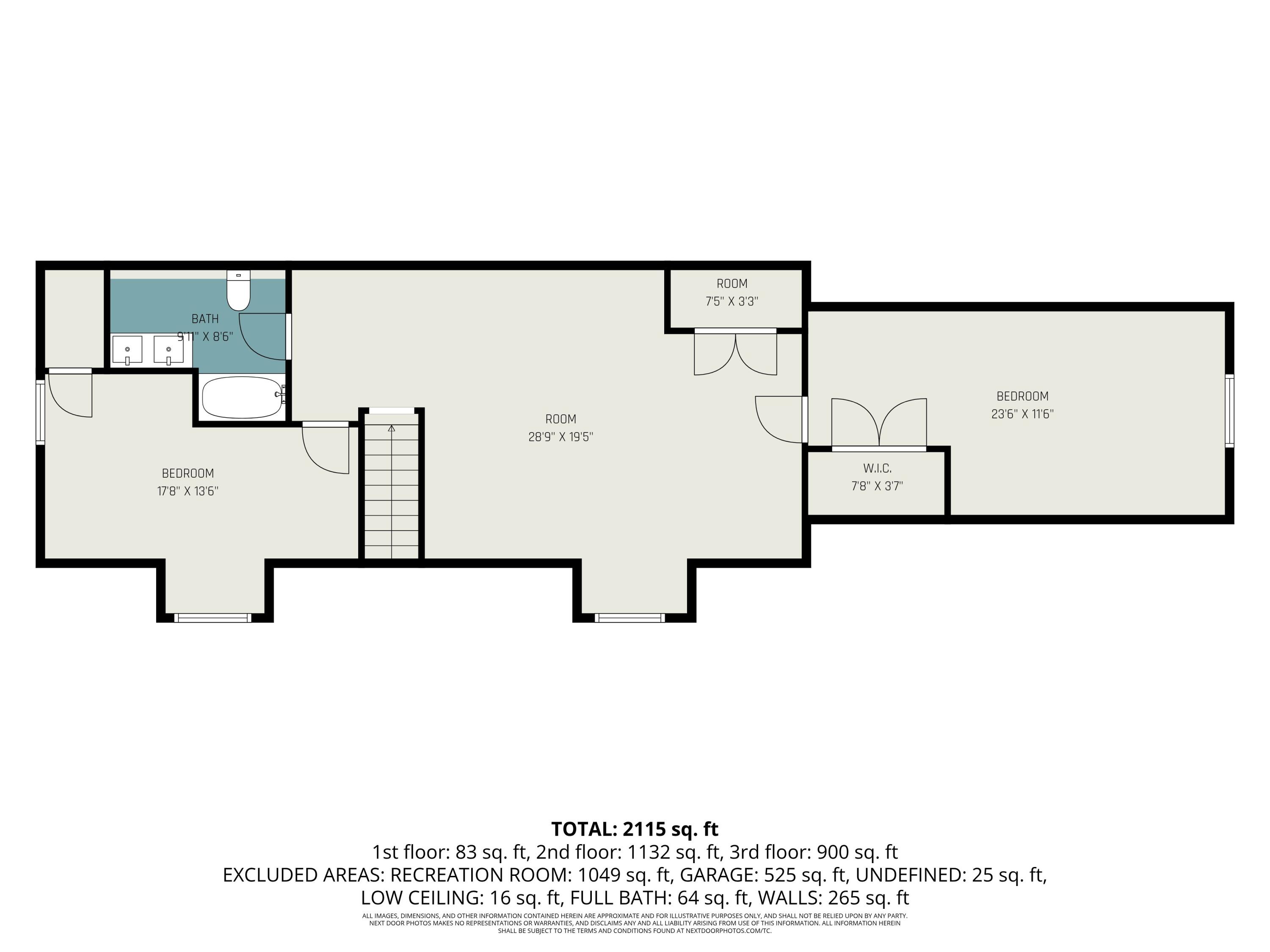 619 South Amber Road Scottville, MI 49454 - Photo 40 of 41 Upper level floor plan