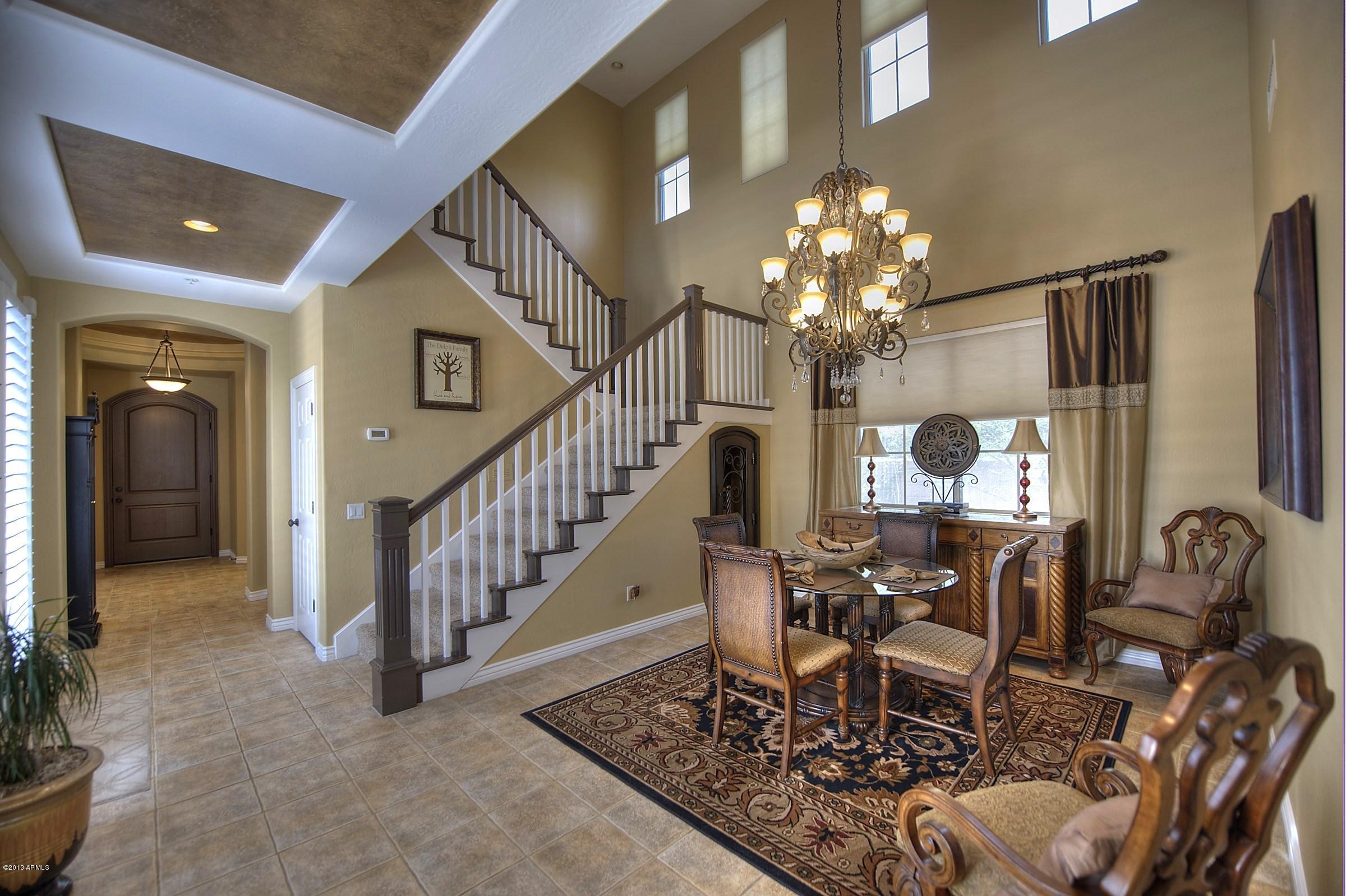 9702 East Mountain Spring Road Scottsdale, AZ 85255 - Photo 14 of 28 Dining Room with Wine storage