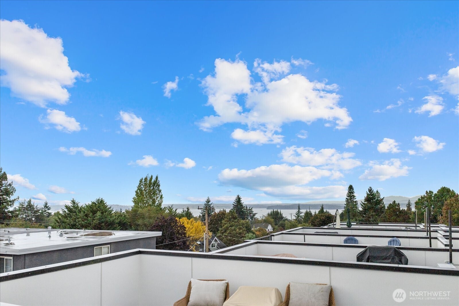 5439 California Avenue Southwest, Unit H Seattle, WA 98136 - Photo 20 of 23 a view of a city from a balcony