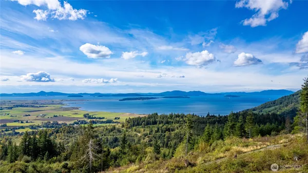 a view of a city with sunset view