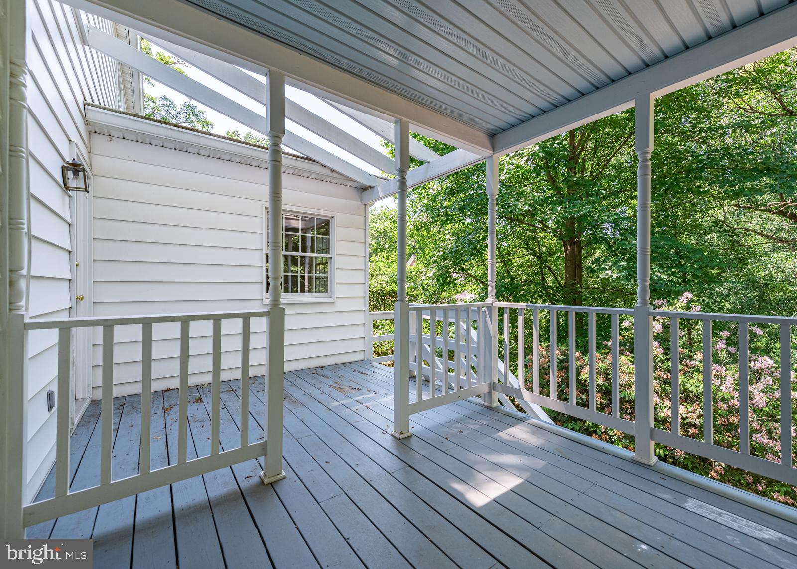 211 Patuxent Road Laurel, MD 20707 - Photo 26 of 46 Covered [porch with river view and private yard