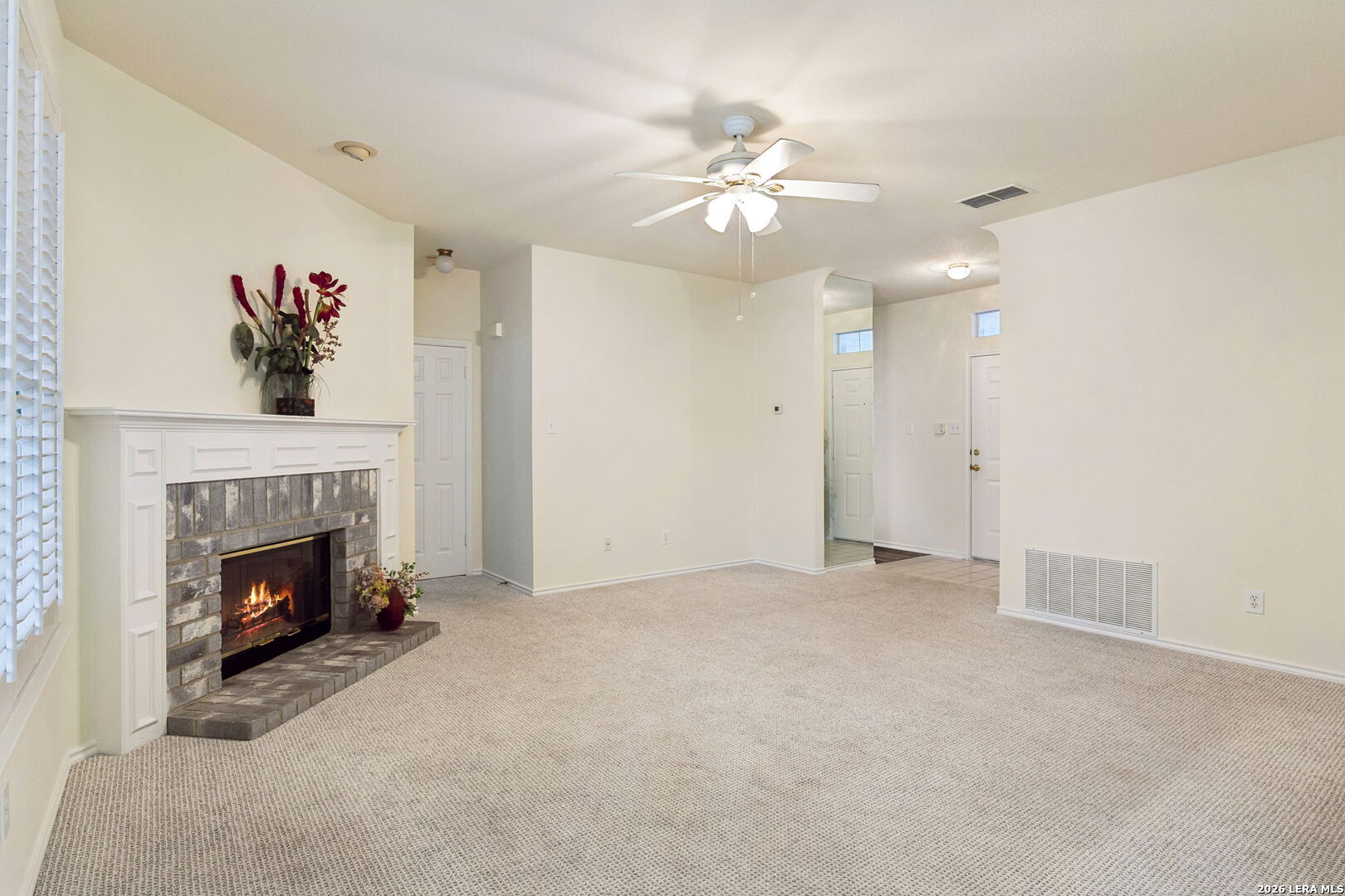 15314 Spring Land San Antonio, TX 78247 - Photo 31 of 49 a view of an empty room with a fireplace