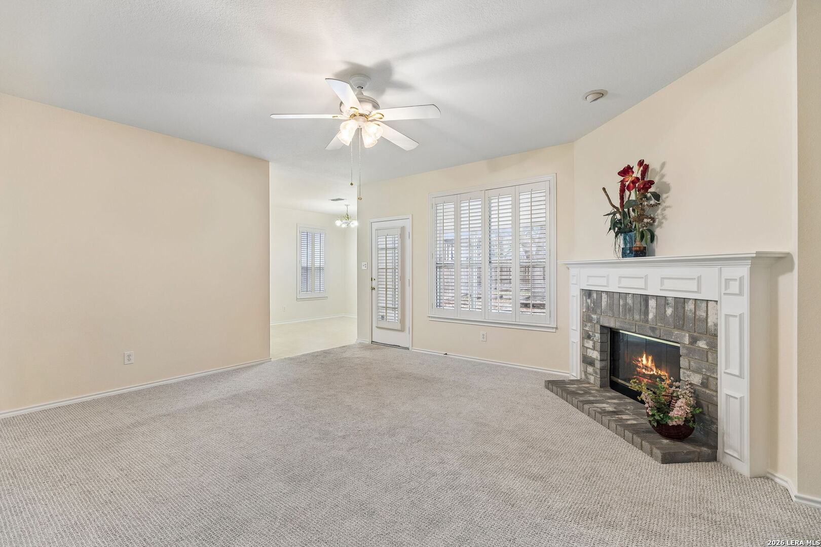 15314 Spring Land San Antonio, TX 78247 - Photo 32 of 49 a view of empty room with fireplace and fan