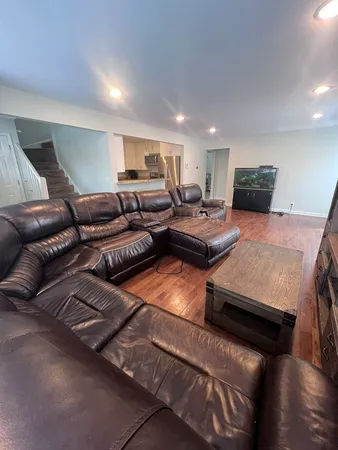 a view of wooden floor