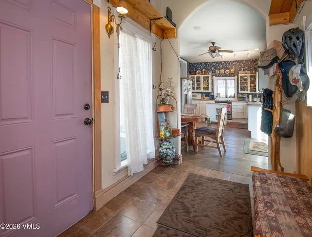 a view of kitchen with breakfast area