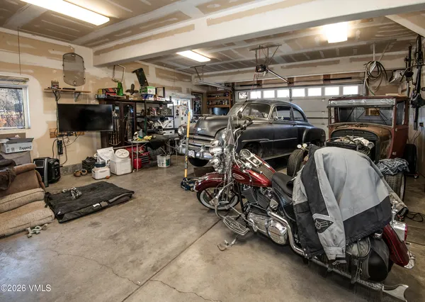 a view of a storage room with a lot of stuff
