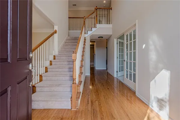 a view of an empty room