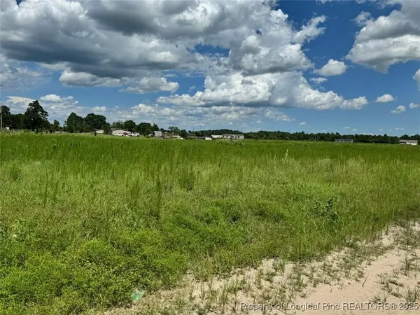 a view of a lake with a yard