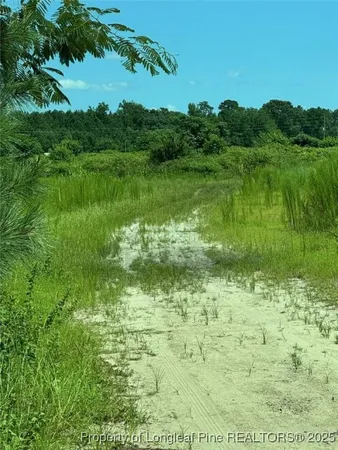 a view of a lake with beach and lake