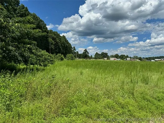 a view of a lake with a big yard