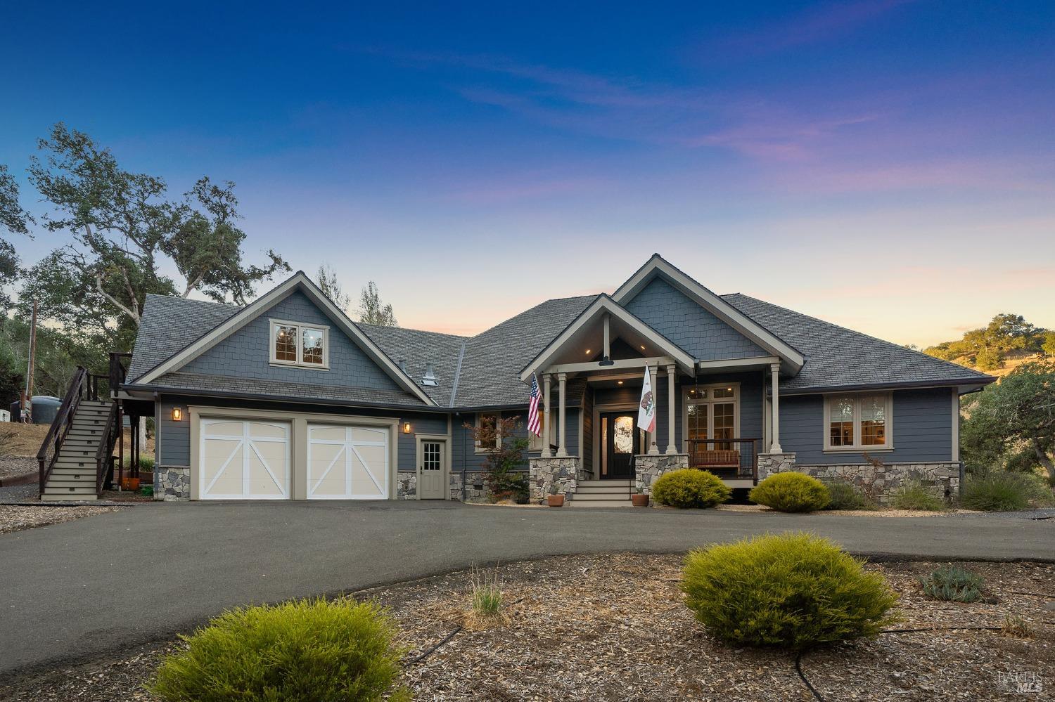 3300 Franz Valley Road Santa Rosa, CA 95404 - Photo 1 of 1 a front view of a house with garden
