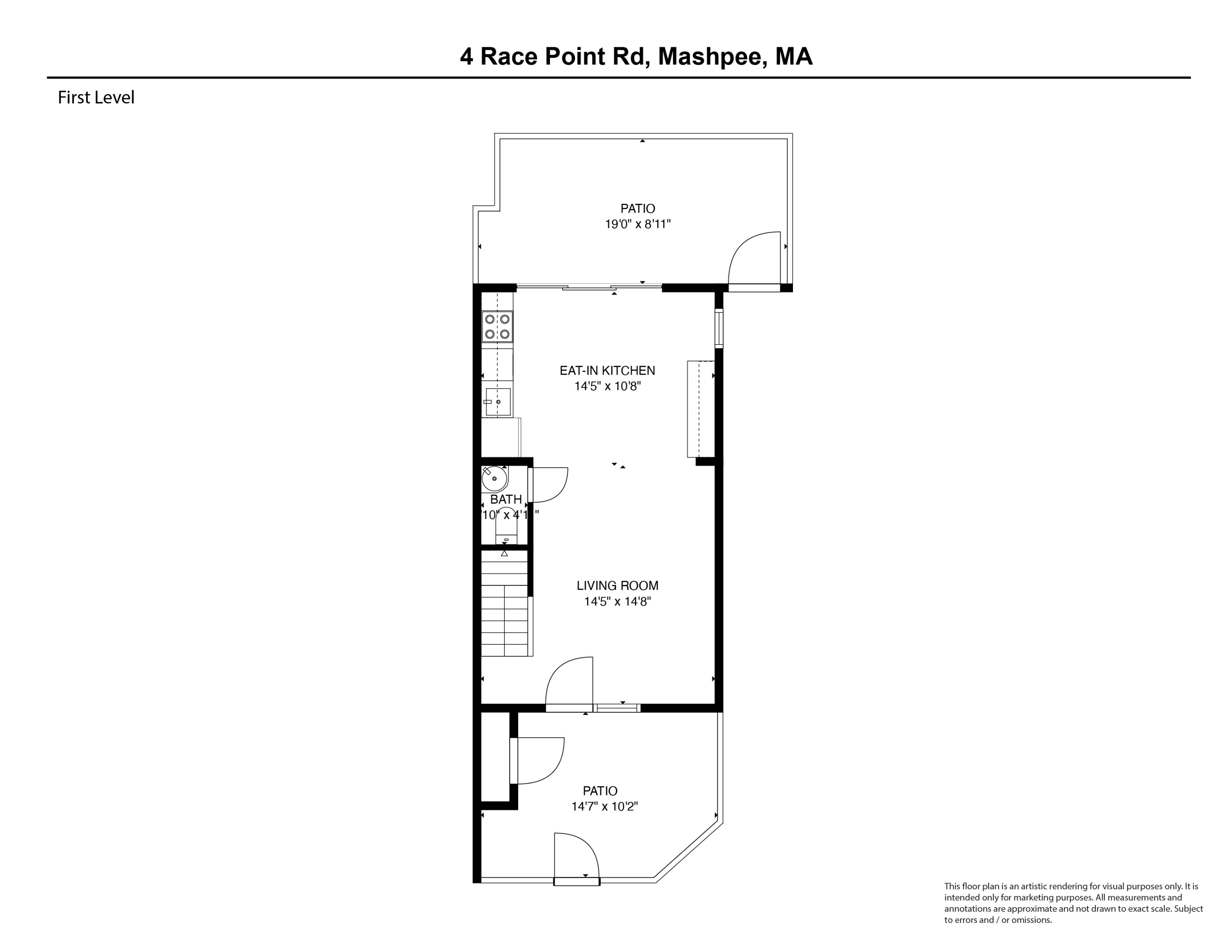 4 Race Point Road, Unit 4 Mashpee, MA 02649 - Photo 42 of 43 a picture of a room with a floor and a rug