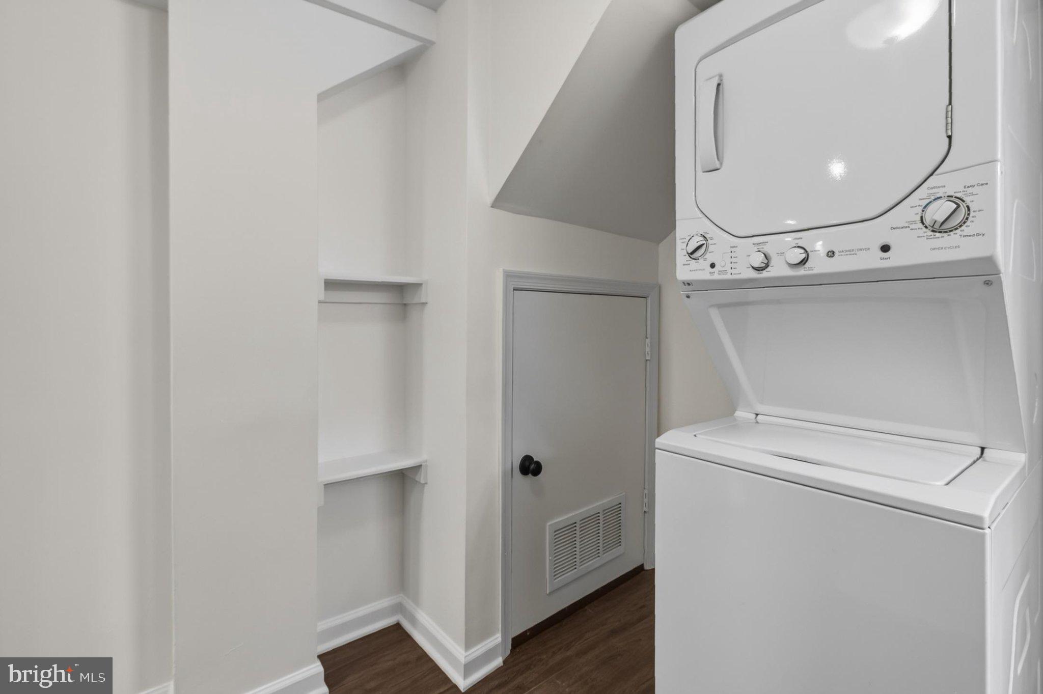 738 11th Street Northeast, Unit 3 Washington, DC 20002 - Photo 20 of 29 Efficient laundry space with storage.