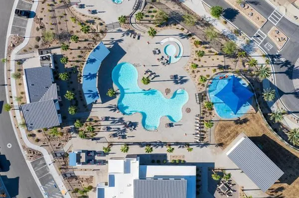a view of a city from a terrace