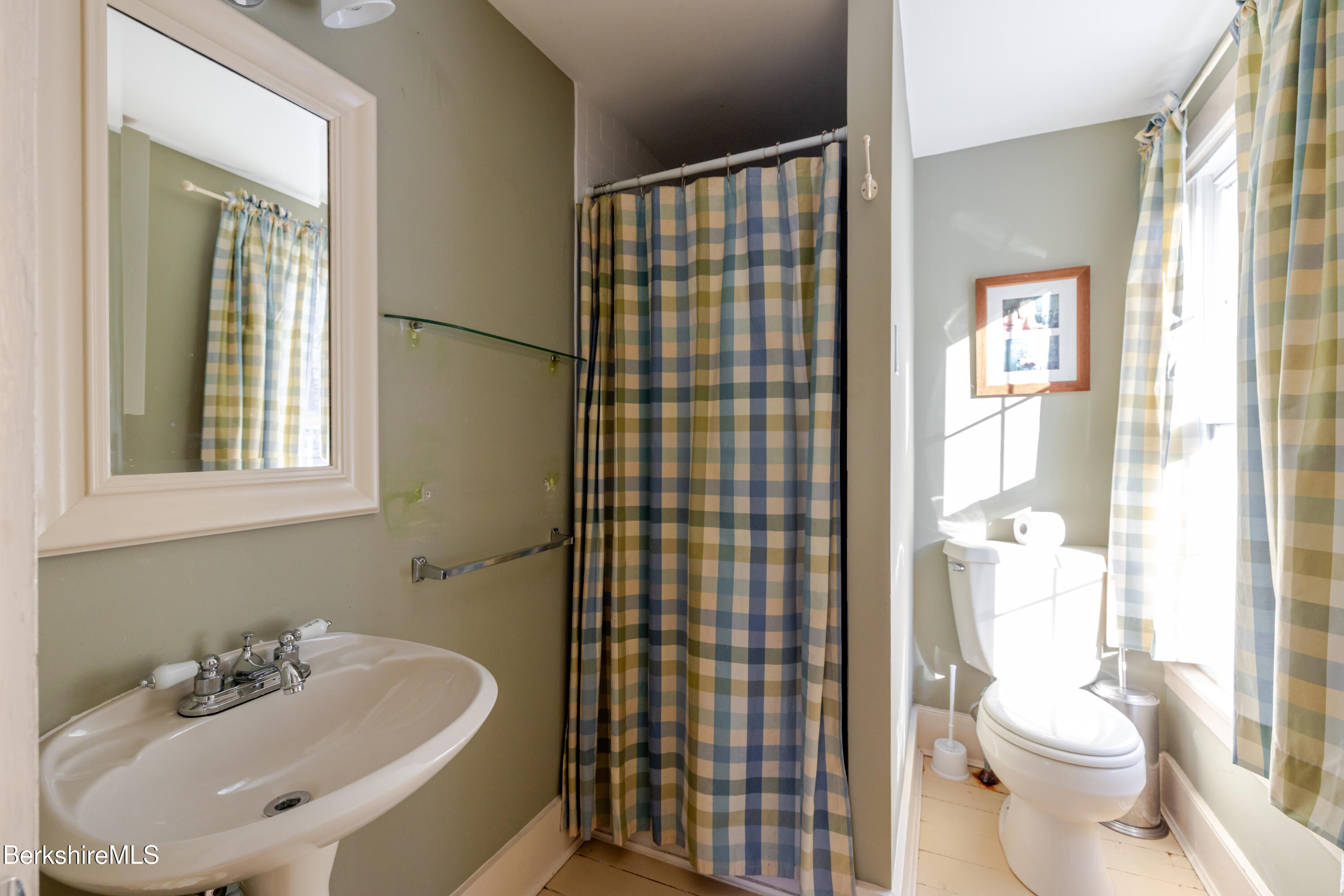 3 Lake Buel Road Great Barrington, MA 01230 - Photo 45 of 55 a bathroom with a sink toilet and shower