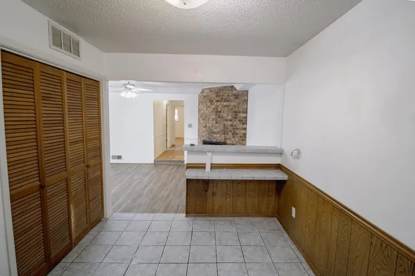 a room with a washer and dryer